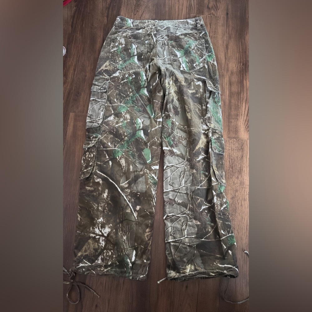 Fashion Nova Camouflage Wide Leg Pants - size small